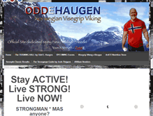 Tablet Screenshot of oddehaugen.com